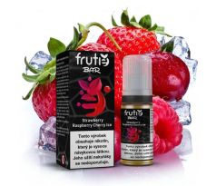 Liquid Frutie BAR Juice - Chladivá jahoda, malina, třešeň (Strawberry Raspberry Cherry Ice) 10ml - 10mg