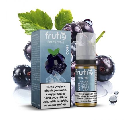 Liquid Frutie COOL 50/50 - Černý rybíz (Blackcurrant) 10ml - 18mg