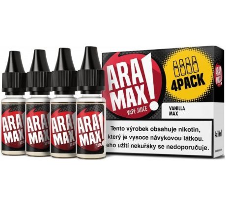 Liquid ARAMAX 4Pack Vanilla Max 4x10ml-3mg