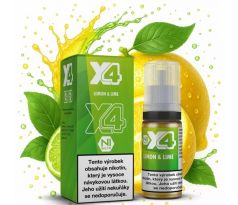 Liquid X4 Bar Juice - Citron a limetka (Lemon and Lime) 10ml - 20mg
