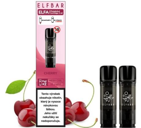 Elf Bar ELFA Pods cartridge 2Pack Cherry 20mg 2Pack