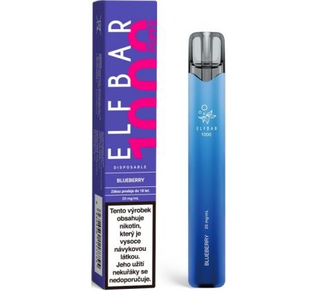 Elf Bar 1000 elektronická cigareta 20mg Blueberry