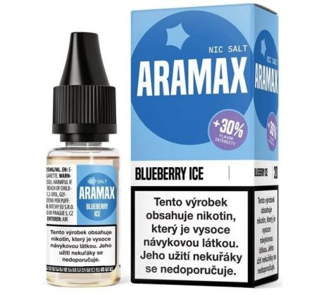 Liquid Aramax SALT Blueberry Ice 10ml - 10mg