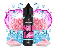 Příchuť Bombo Solo Juice S&V 15ml Bubblegum Ice (Sladká žvýkačka na ledu)