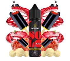 Příchuť Bombo Solo Juice S&V 15ml Drakulin Icecream (Jahodovo-vanilková zmrzlina s colou)