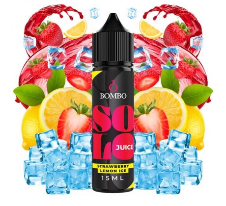 Příchuť Bombo Solo Juice S&V 15ml Strawberry Lemon Ice (Ledová jahoda s citronem)