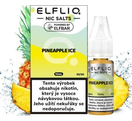 Liquid ELFLIQ Nic SALT Pineapple Ice 10ml - 10mg