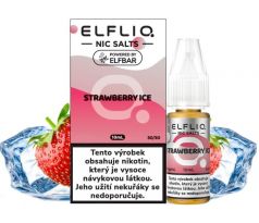 Liquid ELFLIQ Nic SALT Strawberry Ice 10ml - 20mg