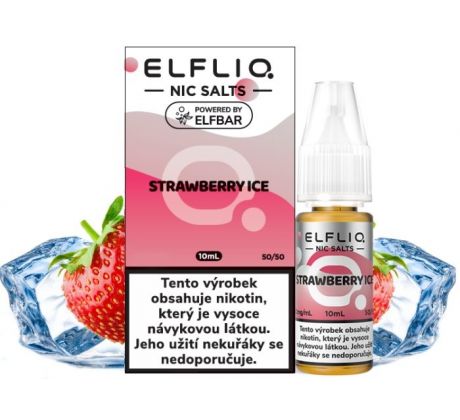Liquid ELFLIQ Nic SALT Strawberry Ice 10ml - 20mg