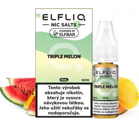 Liquid ELFLIQ Nic SALT Triple Melon 10ml - 20mg