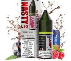 Liquid Nasty LIQ Salt Berry Bull 10ml - 10mg (Malina, borůvka, otružina, nápoj)