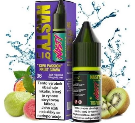 Liquid Nasty LIQ Salt Kiwi Passion Fruit Guava 10ml - 20mg (Kiwi, Marakuja, Guava)