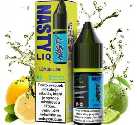 Liquid Nasty LIQ Salt Lemon Lime 10ml - 10mg (Citron, Limetka)