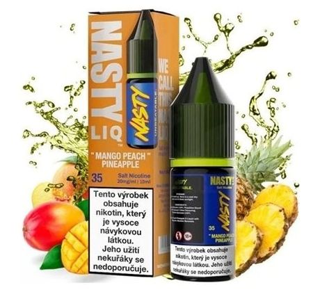 Liquid Nasty LIQ Salt Mango Peach Pineapple - 10ml - 10mg (Mango, broskev, ananas)