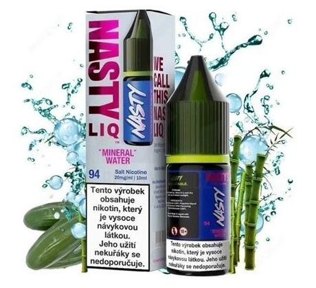 Liquid Nasty LIQ Salt Mineral Water 10ml - 20mg (Okurka, Bambus, Minerálka)