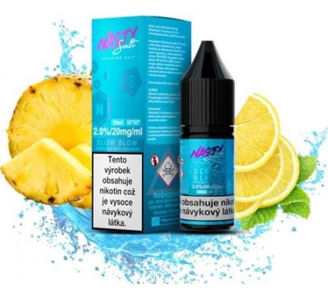 Liquid Nasty Salt Slow Blow 10ml - 20mg (Ananas, citrón)