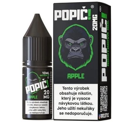 Liquid POPIČ! Salt Apple Ice 10ml-20mg