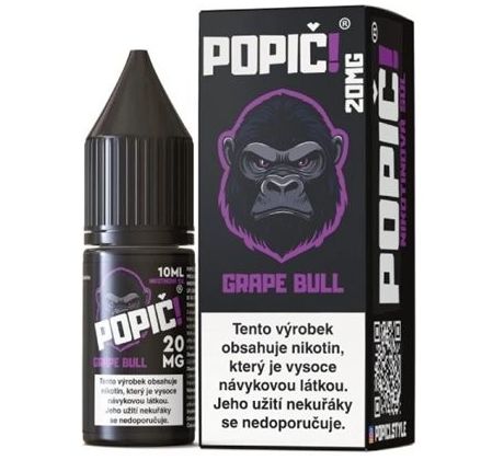 Liquid POPIČ! Salt Grape Bull 10ml-20mg