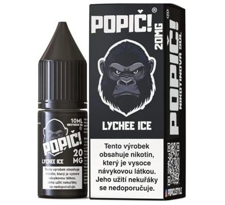 Liquid POPIČ! Salt Lychee Ice 10ml-20mg