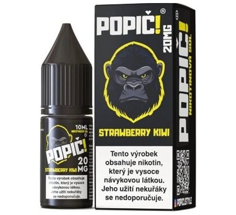Liquid POPIČ! Salt Strawberry Kiwi 10ml-20mg