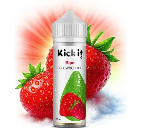Příchuť KickIt S&V 10ml Ripe Strawberries