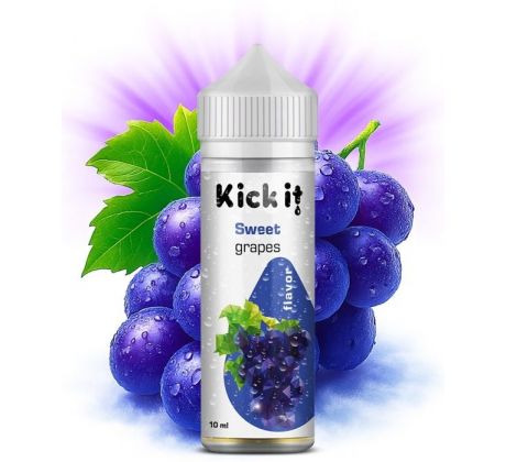 Příchuť KickIt S&V 10ml Sweet Grapes
