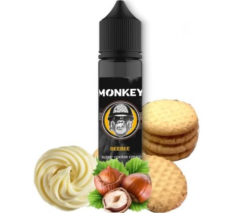 Příchuť MONKEY liquid Shake and Vape BeeBee Sugar Cookie Cream 10ml