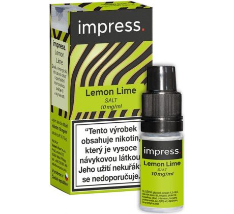 Liquid IMPRESS SALT Lemon Lime 10ml - 10mg