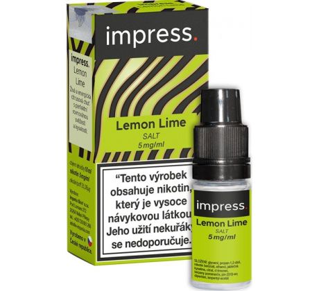 Liquid IMPRESS SALT Lemon Lime 10ml - 5mg