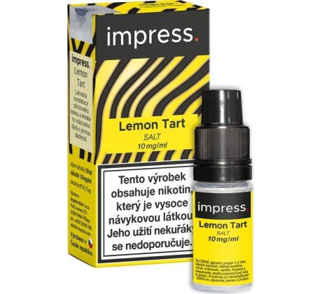 Liquid IMPRESS SALT Lemon Tart 10ml - 5mg