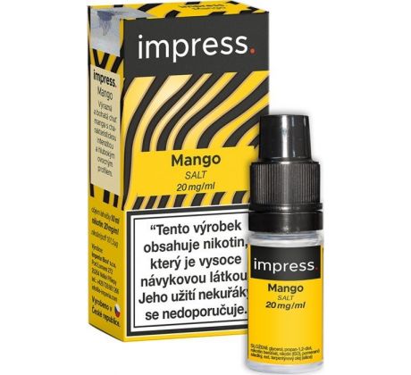 Liquid IMPRESS SALT Mango 10ml - 10mg