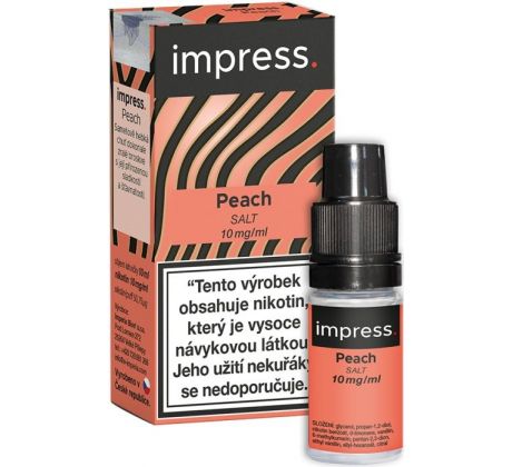 Liquid IMPRESS SALT Peach 10ml - 10mg