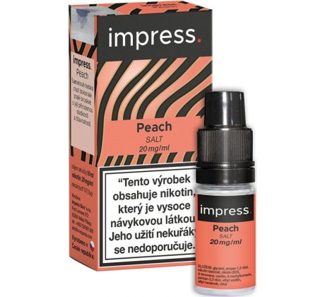 Liquid IMPRESS SALT Peach 10ml - 20mg