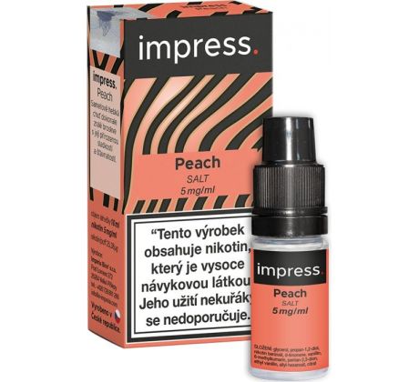 Liquid IMPRESS SALT Peach 10ml - 5mg