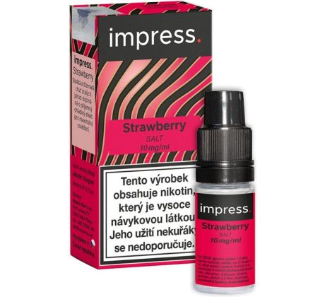 Liquid IMPRESS SALT Strawberry 10ml - 10mg