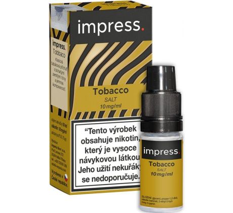 Liquid IMPRESS SALT Tobacco 10ml - 10mg