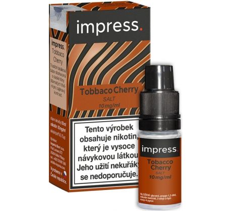 Liquid IMPRESS SALT Tobacco Cherry 10ml - 10mg