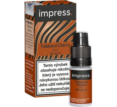 Liquid IMPRESS SALT Tobacco Cherry 10ml - 20mg