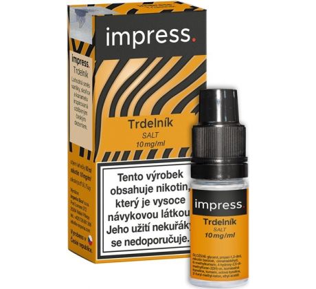 Liquid IMPRESS SALT Trdelník 10ml - 10mg