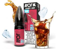 Liquid RIOT X Salt Cola Ice (Ledová cola) 10ml-10mg