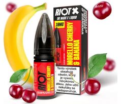 Liquid RIOT X Salt Morello Cherry & Banana (Kyselá višeň a banán) 10ml-20mg