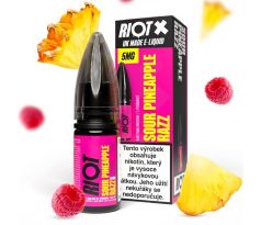 Liquid RIOT X Salt Sour Pineapple Razz (Ananas a nakyslá malina) 10ml-20mg