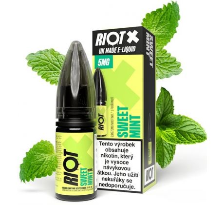 Liquid RIOT X Salt Sweet Mint (Jemná máta) 10ml-10mg