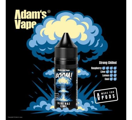 Příchuť Adam´s Vape BOOM! Series Shake and Vape 5ml Blue Raz Lime