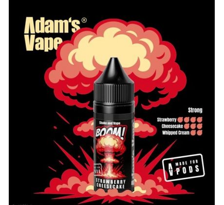 Příchuť Adam´s Vape BOOM! Series Shake and Vape 5ml Strawberry Cheesecake