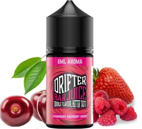 Příchuť Drifter Bar Juice S&V 6ml Strawberry Raspberry Cherry