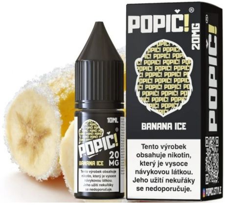 Liquid POPIČ! Salt Banana Ice 10ml-20mg