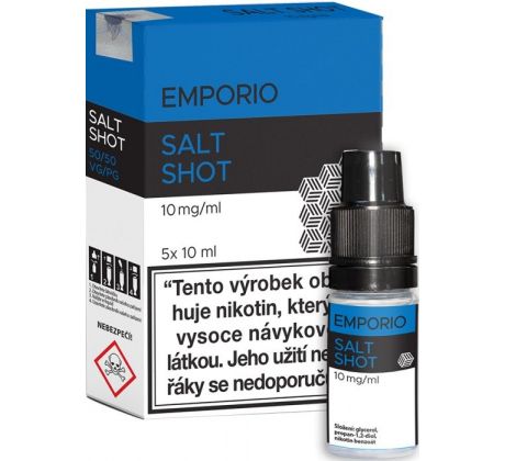 Emporio Booster SALT SHOT Fifty 5x10ml 10mg 5PACK