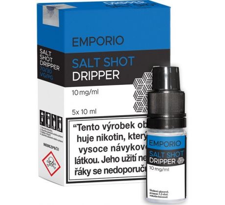 Emporio Booster SALT SHOT Dripper 5x10ml 10mg 5PACK