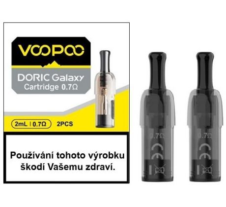 VOOPOO DORIC Galaxy cartridge 0,7ohm 2ml 2Pack